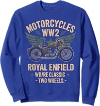 Royal Enfield WD/RE Classic Motorcycle WW2 Sweatshirt