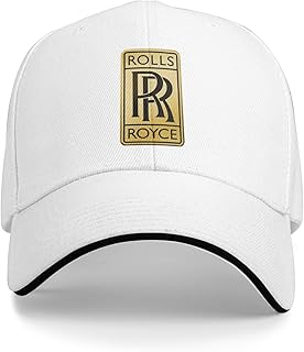 Unisex Sandwich Cap Baseball Hat Adjustable Outdoors Rolls-Royce-Logo-聽Caps
