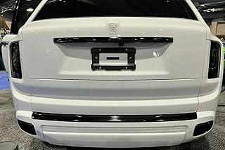 Rear License Plate Mount Frame Tag Bracket for Rolls-Royce – Holder Set with (x4) Bolts & (x2) Screws – Relocator Adapter Tailgate Trunk Lid Mounting Kit, Quality Plate Holders Premium Car Accessories