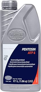 Pentosin 1058106 ATF 6 Long-Life Fully Synthetic Automatic Transmission Fluid for Select Aston Martin, Audi, Bentley, Jaguar, Land Rover, Maserati, Rolls Royce, 1 Liter Bottle, Pack of 1