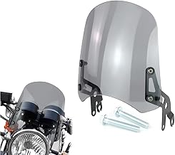 Sponsored Ad - Motorcycle Windshield Windscreen Fit for Royal Enfield Continental GT 650 2018-2023, Interceptor 650 2018-2023 (Gray)