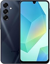 Galaxy A16 5G A Series, Unlocked Android Smartphone, Large AMOLED Display, Durable Design, Super Fast Charging, Expandable Storage, 5G Connectivity, US Version, 2025, Blue Black