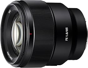 SEL85F18 85mm F/1.8-22 Medium-Telephoto Fixed Prime Camera Lens, Black