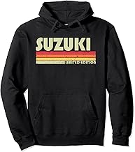 Suzuki Retro Vintage Japanese Name Pullover Hoodie