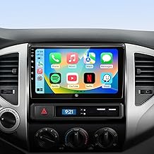 Car Radio Stereo for Toyota Tacoma 2005-2015, 9" Touch Screen Head Unit with Android 13/CarPlay/Android Auto/2+64G /GPS Navigation/Bluetooth/FM/RDS Radio/HD Backup Camera