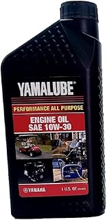 Yamaha Yamalube Golf Car and Generator Oil- 1 Quart, #LUB-10W30-GG-12