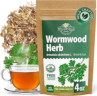 Sponsored Ad - 4 oz. Wormwood Tea Wormwood Herb Dried Herb Tea (Artemisia Absinthium) - 113g Dry Wood Worm Artemisiae Absinthii Herba Artemisa Ajenjo Hierba