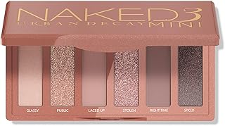 Sponsored Ad - Naked 3 Mini Eyeshadow Palette - 6 Soft Pink Shadows, Multi-Use Matte & Shimmer Finishes, Ultra-Blendable Everyday Rosy Neutrals, Long-lasting Up to 12HR Wear, Travel Makeup with Mirror