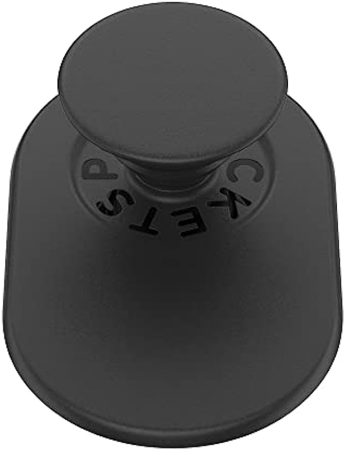 PopSockets PopGrip for MagSafe: Grip and Stand for Phones and Cases, Remove and Reposition, Swappable Top, Black